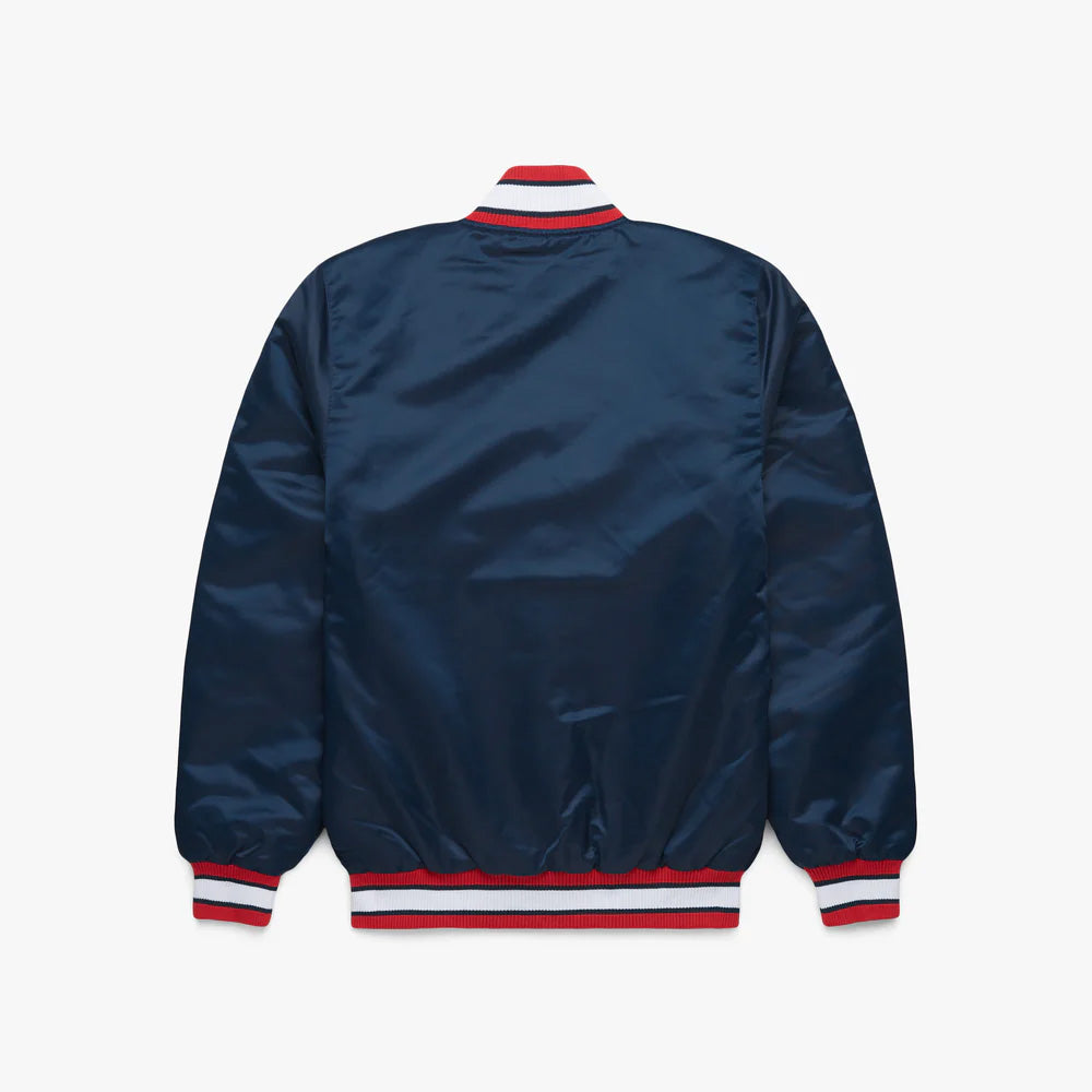 Atlanta Braves Satin Varsity Full-Snap Jacket