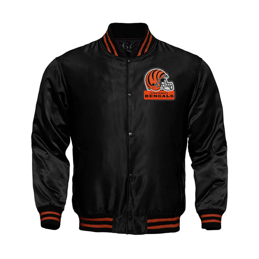 Cincinnati Bengals Starter Satin Varsity Full-Snap Jacket - NFL Satin Jacket