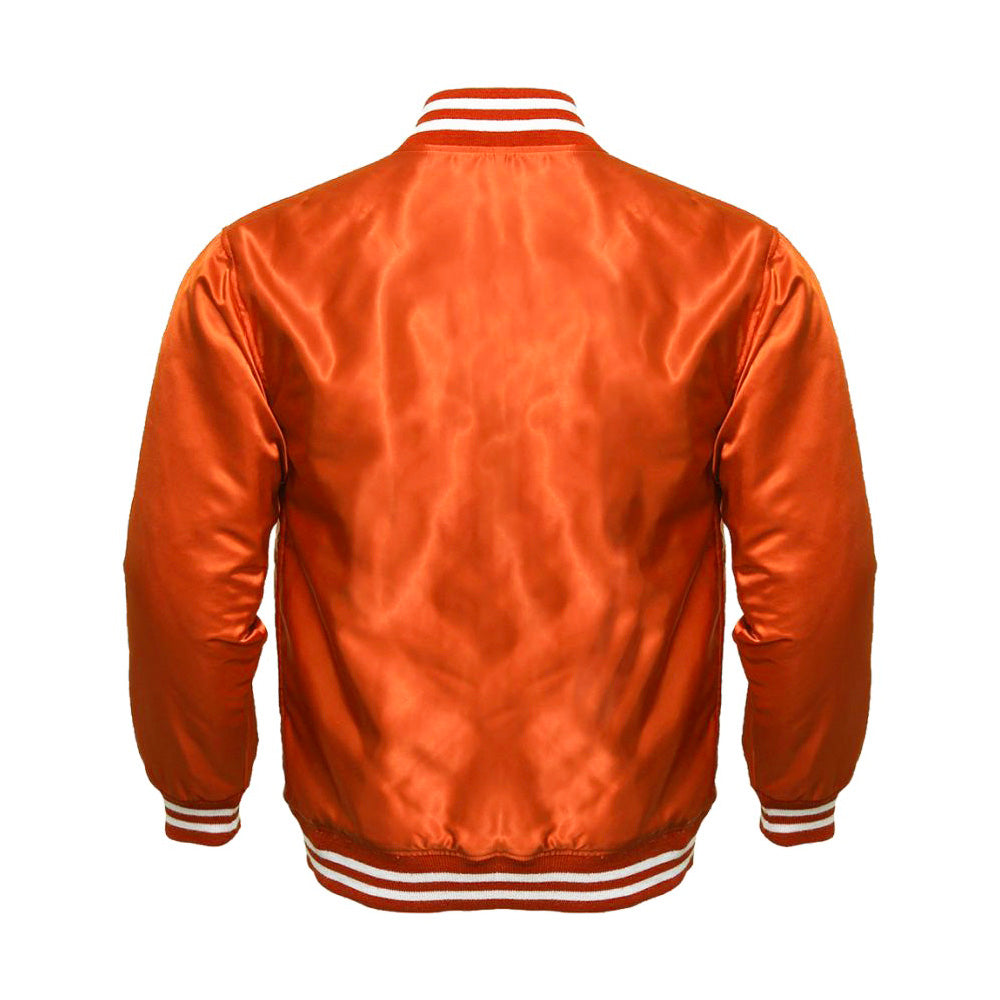 Cincinnati Bengals Starter Orange Satin Varsity Full-Snap Jacket - NFL Satin Jacket