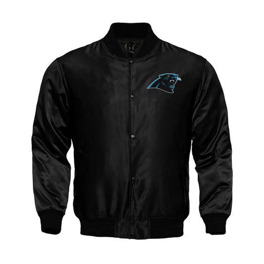 Carolina Panthers Starter Satin Varsity Full-Snap Jacket - NFL Satin Jacket