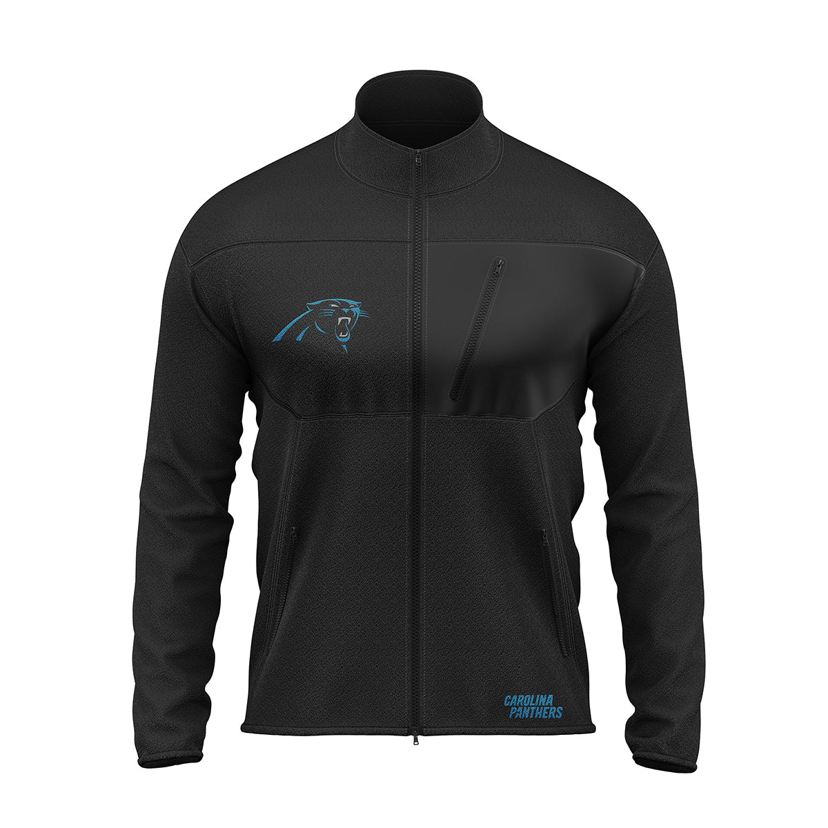 Carolina Panthers Fleece Full Zip Jacket - NFL Full Zip Jacket