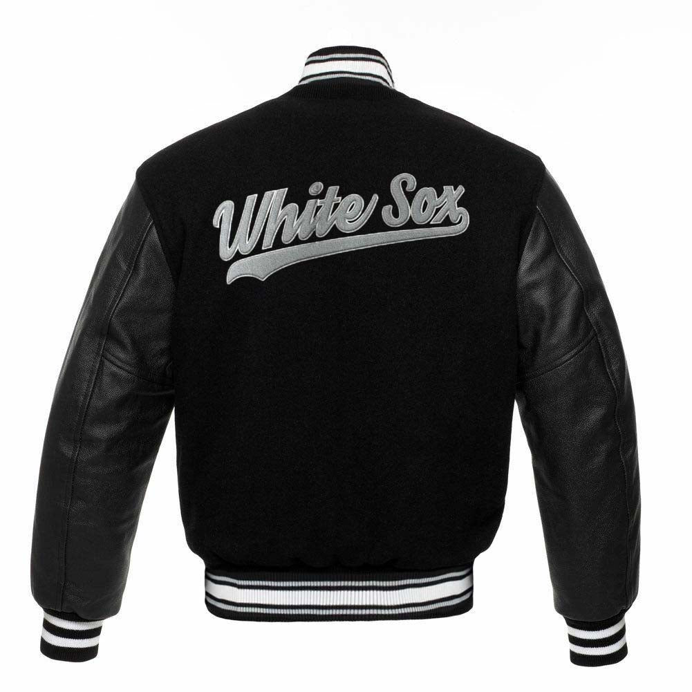 Chicago White Sox Black Varsity Jacket - MLB Varsity Jacket