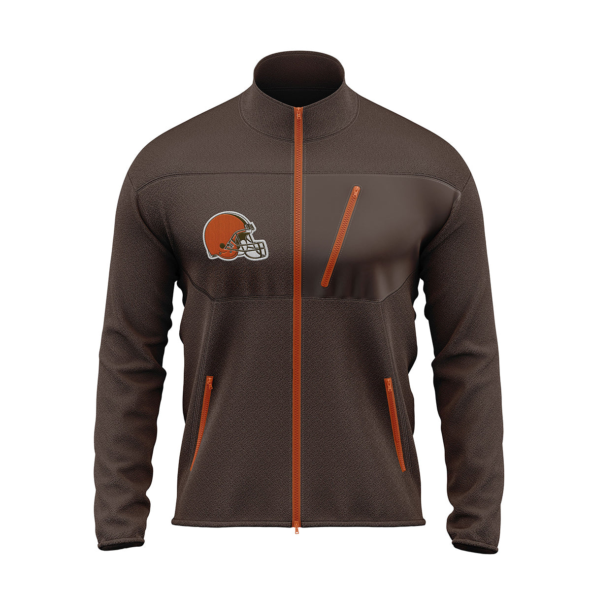 Cleveland Browns Fleece Full Zip Jacket - NFL Full Zip Jacket