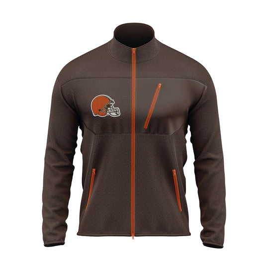 Cleveland Browns Fleece Full Zip Jacket - NFL Full Zip Jacket