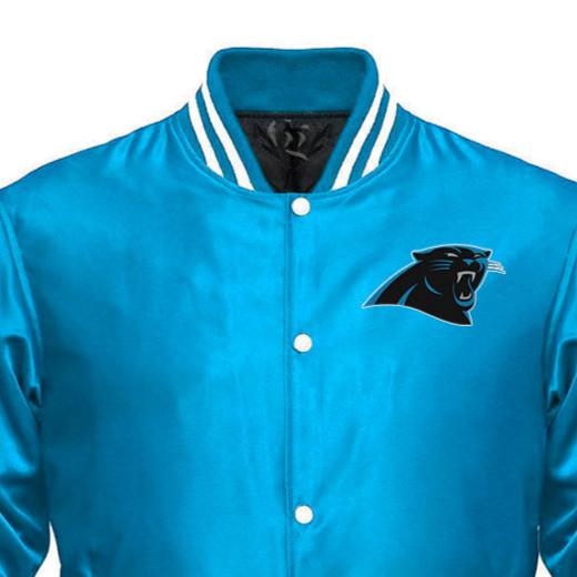 Carolina Panthers Starter Satin Varsity Full-Snap Jacket - NFL Satin Jacket