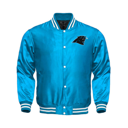 Carolina Panthers Starter Satin Varsity Full-Snap Jacket - NFL Satin Jacket