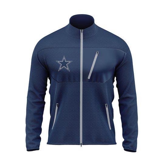 Dallas Cowboys Fleece Full Zip Jacket - NFL Full Zip Jacket