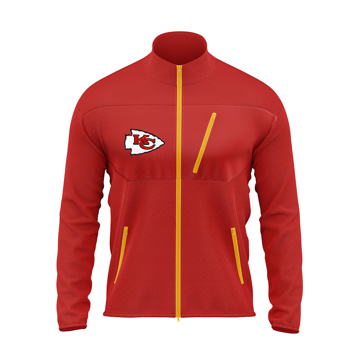 Kansas City Chiefs Fleece Full Zip Jacket - NFL Full Zip Jacket