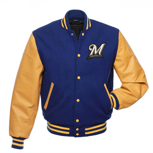 Milwaukee Brewers Vintage Varsity Jacket - MLB Varsity Jacket