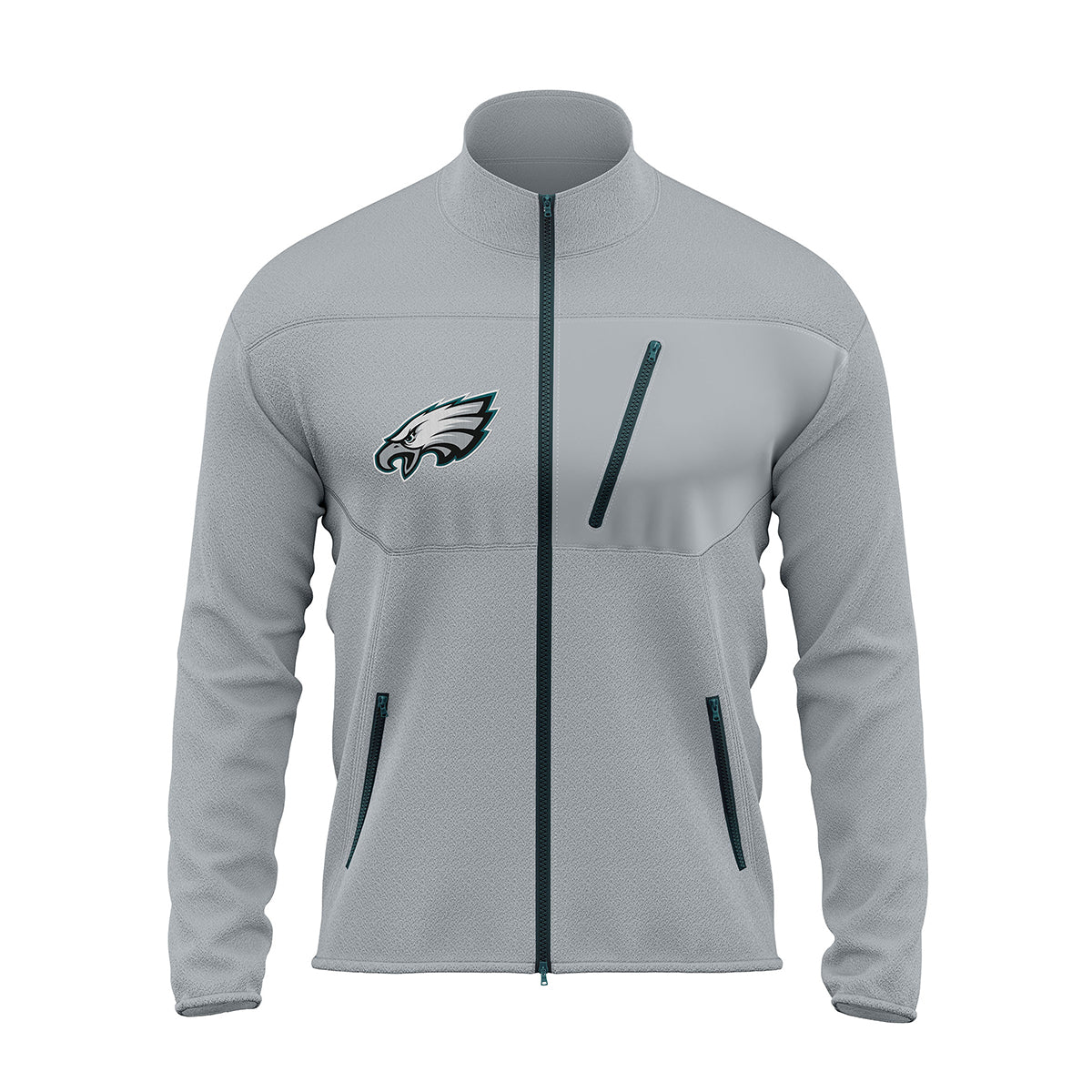 Philadelphia Eagles Fleece Full Zip Jacket - NFL Full Zip Jacket