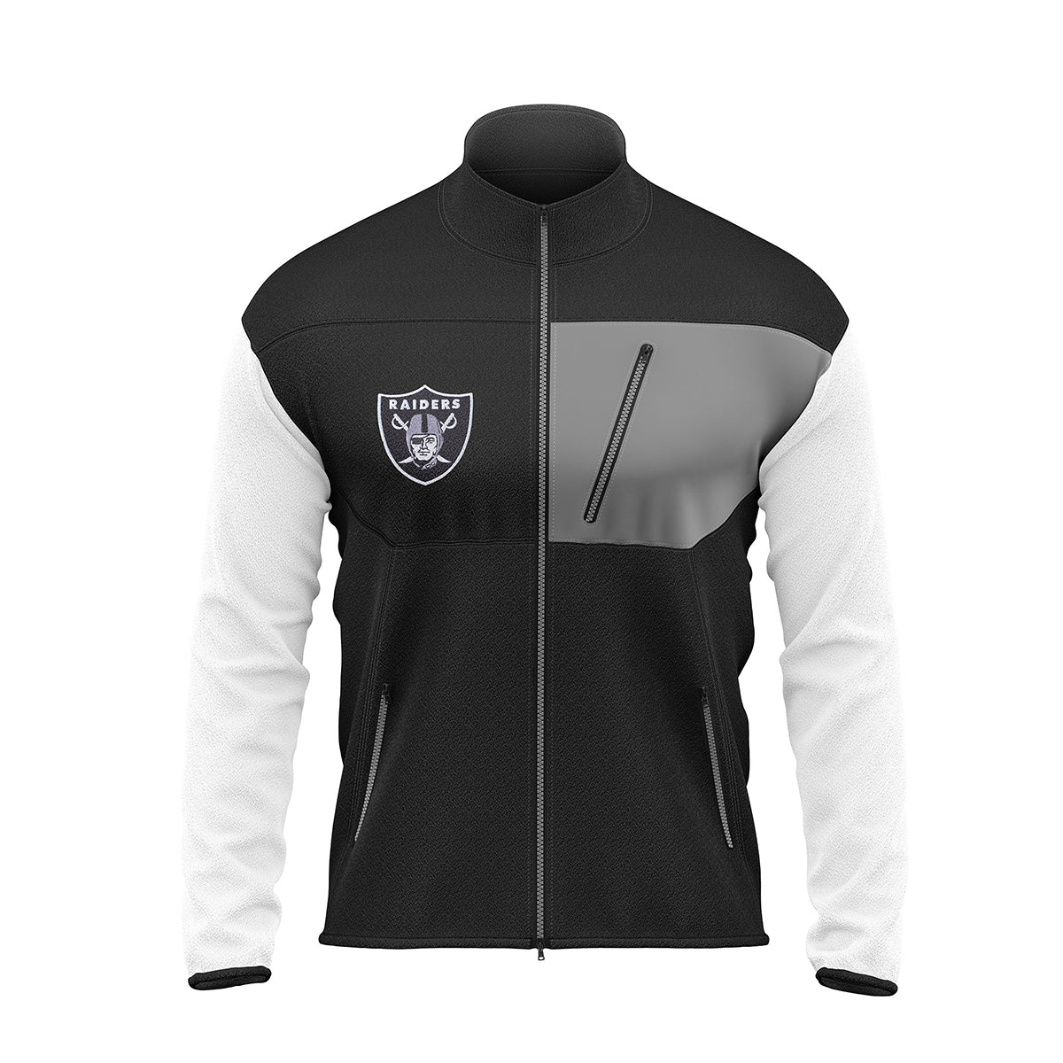 Las Vegas Raiders Fleece Full Zip Jacket - NFL Full Zip Jacket