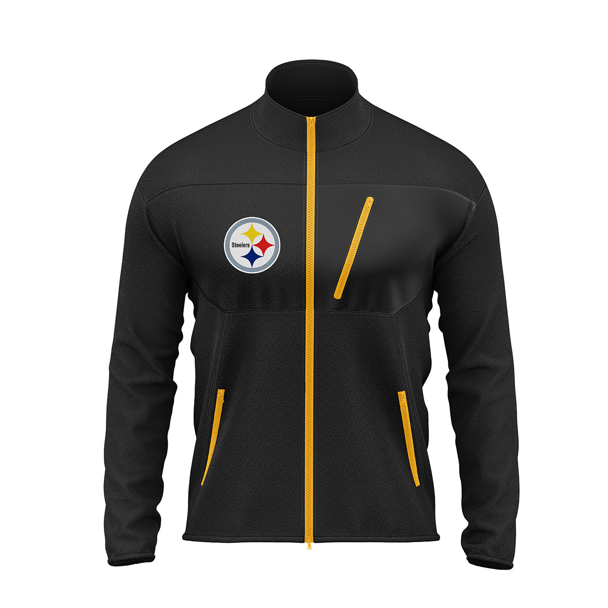 Pittsburgh Steelers Fleece Full Zip Jacket - NFL Full Zip Jacket