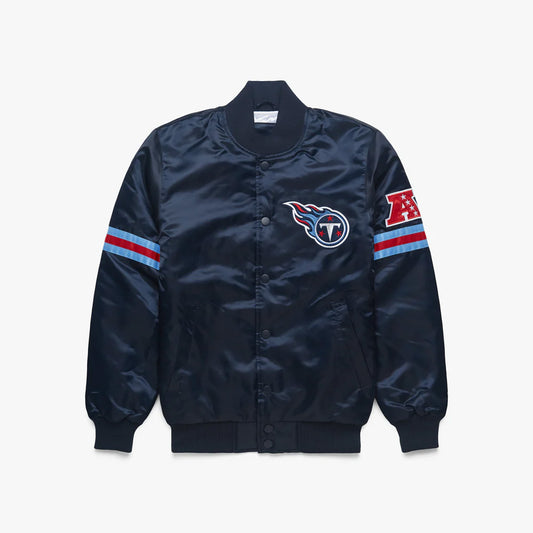 Tennessee Titans Starter Satin Varsity Full-Snap Jacket - NFL Satin Jacket