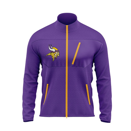 Minnesota Vikings Fleece Full Zip Jacket - NFL Full Zip Jacket