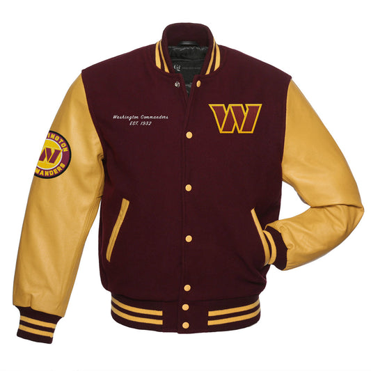 Washington Commanders Varsity Jacket - NFL Varsity Jacket