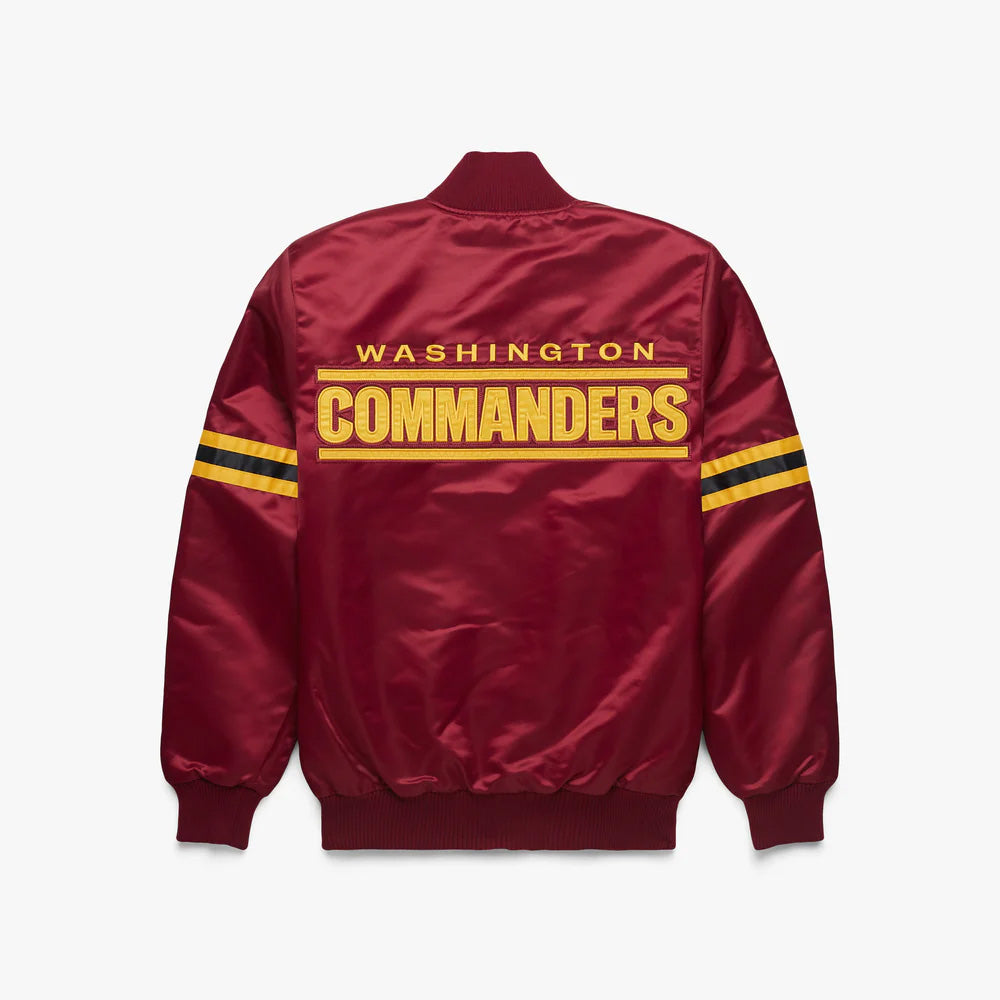 Washington Redskin Starter Satin Varsity Full-Snap Jacket - NFL Satin Jacket