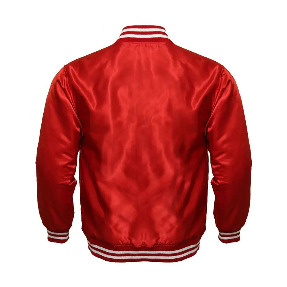 Arizona Cardinals Starter Locker Room Satin Varsity Full-Snap Jacket - NFL Satin Jacket - Satin Jacket