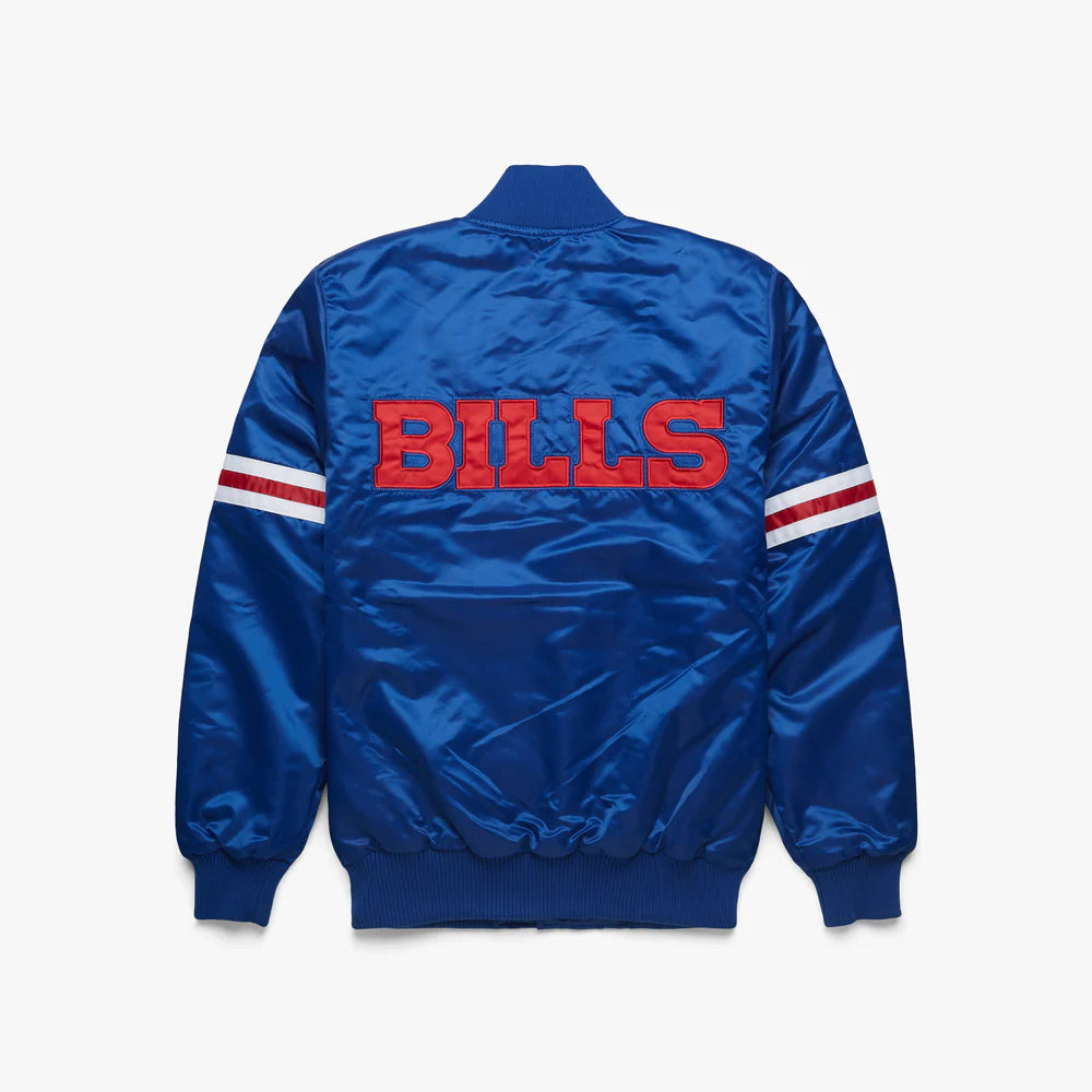 Buffalo Bills Starter Satin Varsity Full-Snap Jacket - NFL Satin Jacket