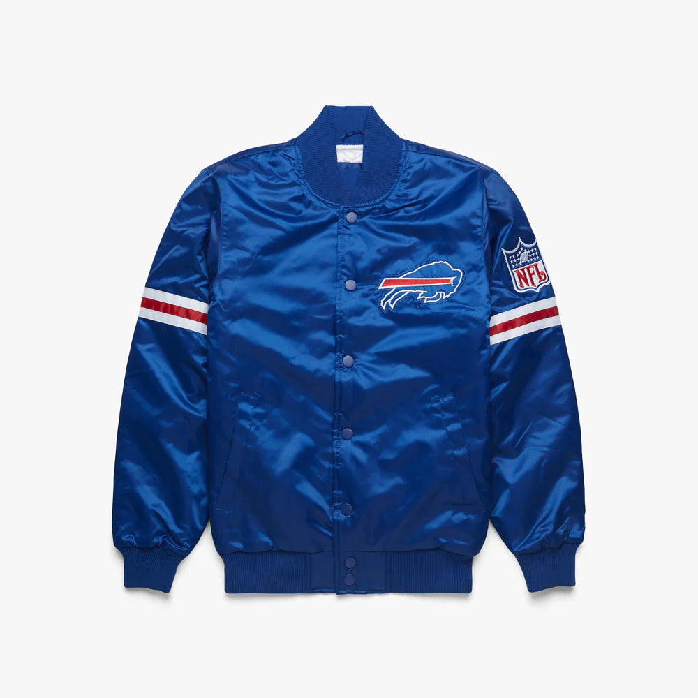 Buffalo Bills Starter Satin Varsity Full-Snap Jacket - NFL Satin Jacket