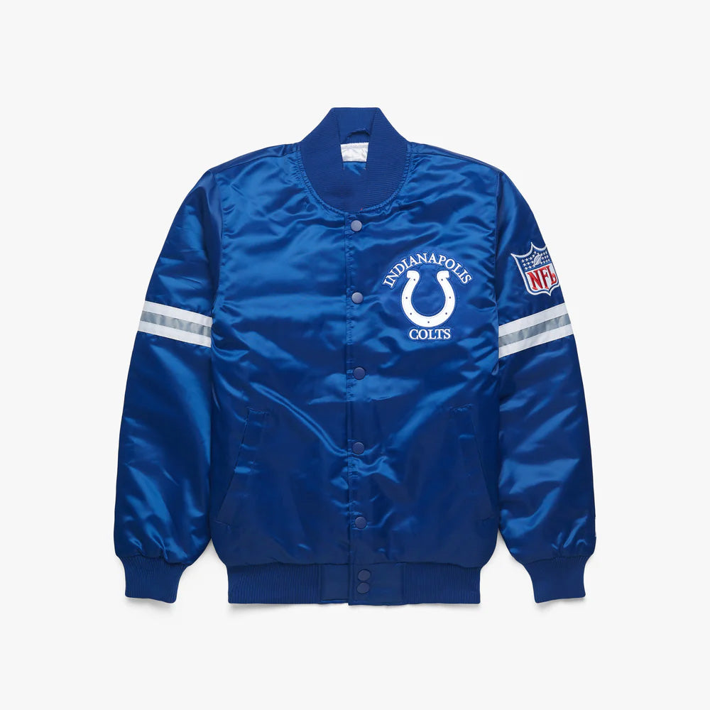 Indiana Colts Starter Satin Varsity Full-Snap Jacket - NFL Satin Jacket