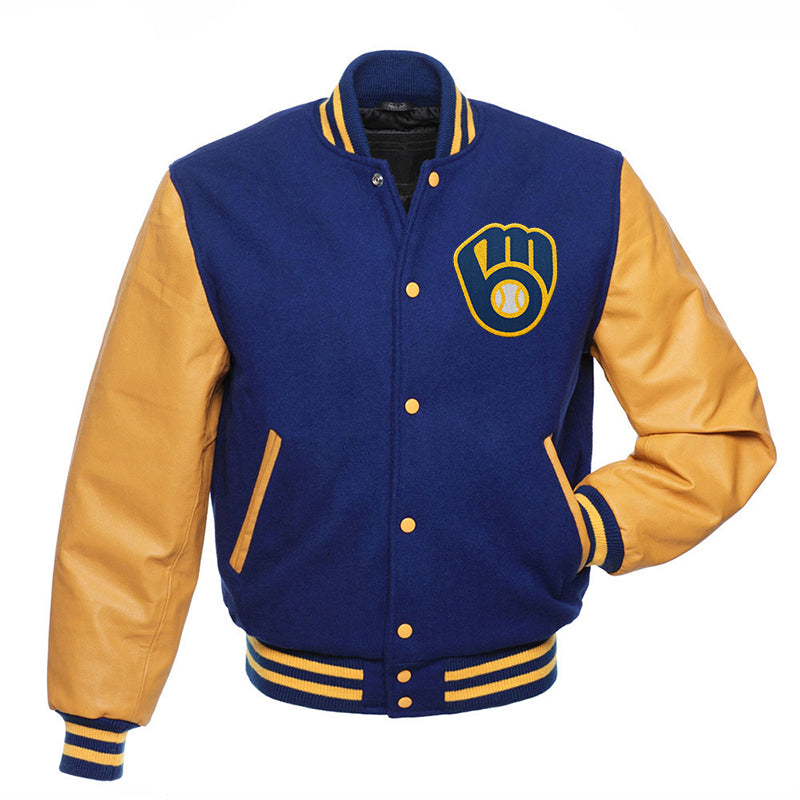 Milwaukee Brewers Varsity Jacket - MLB Varsity Jacket