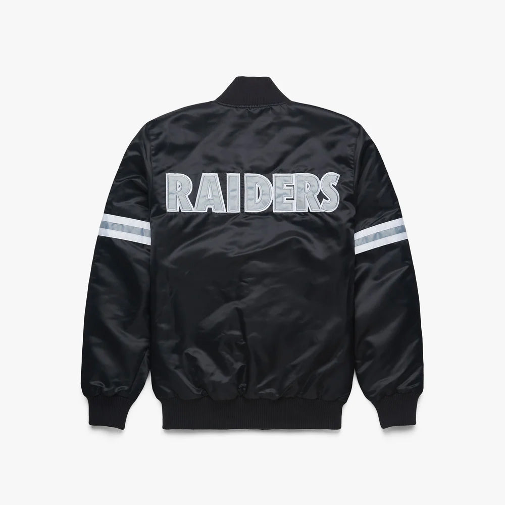 Las Vegas Raiders Starter Satin Varsity Full-Snap Jacket - NFL Satin Jacket