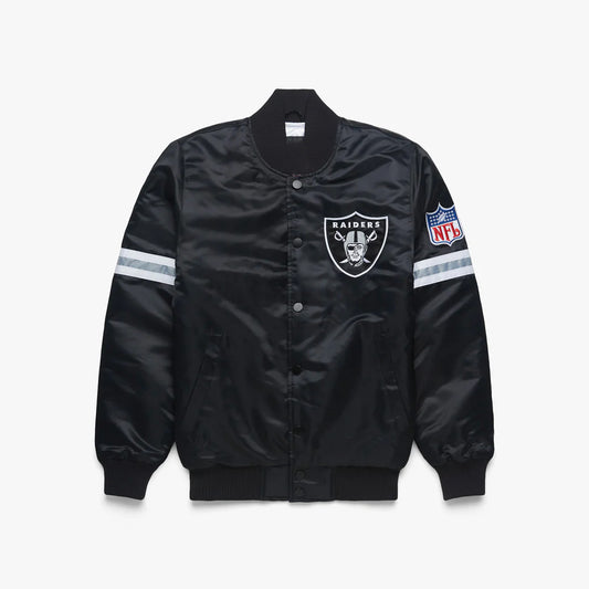 Las Vegas Raiders Starter Satin Varsity Full-Snap Jacket - NFL Satin Jacket