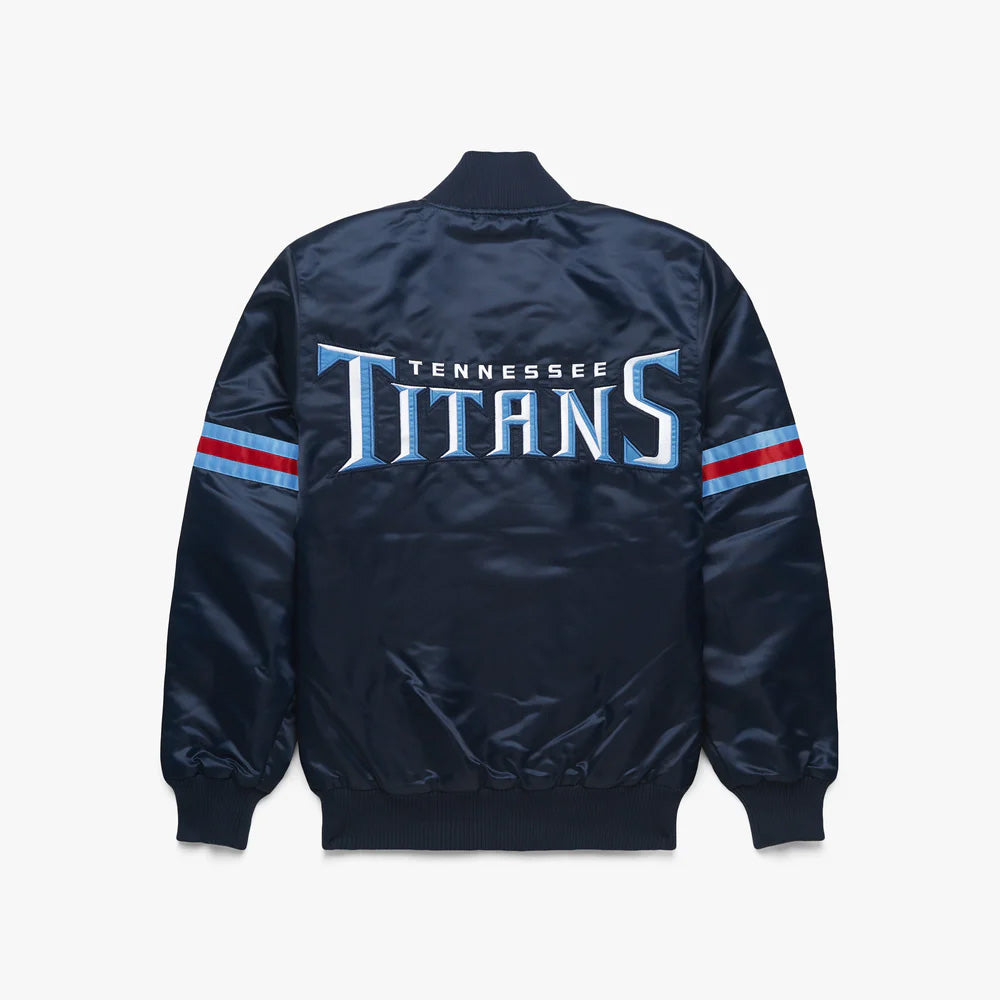 Tennessee Titans Starter Satin Varsity Full-Snap Jacket - NFL Satin Jacket